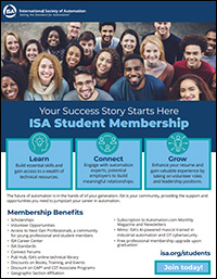 ISA student membership flyer thumbnail
