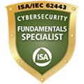 ISA/IEC 62443 Cybersecurity Fundamentals Specialist badge